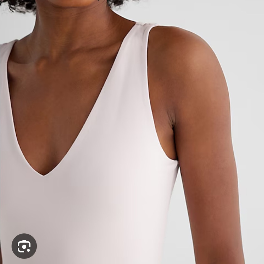 Express double v cotton blend body suit - Picture 4 of 5
